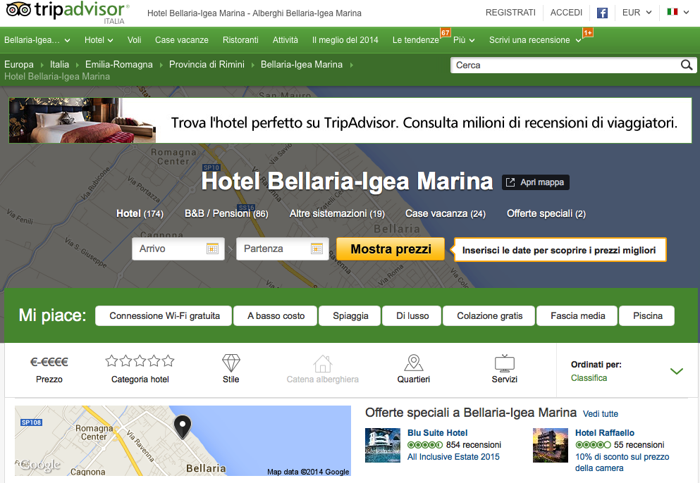 ricerca hotel bellaria-igea marina